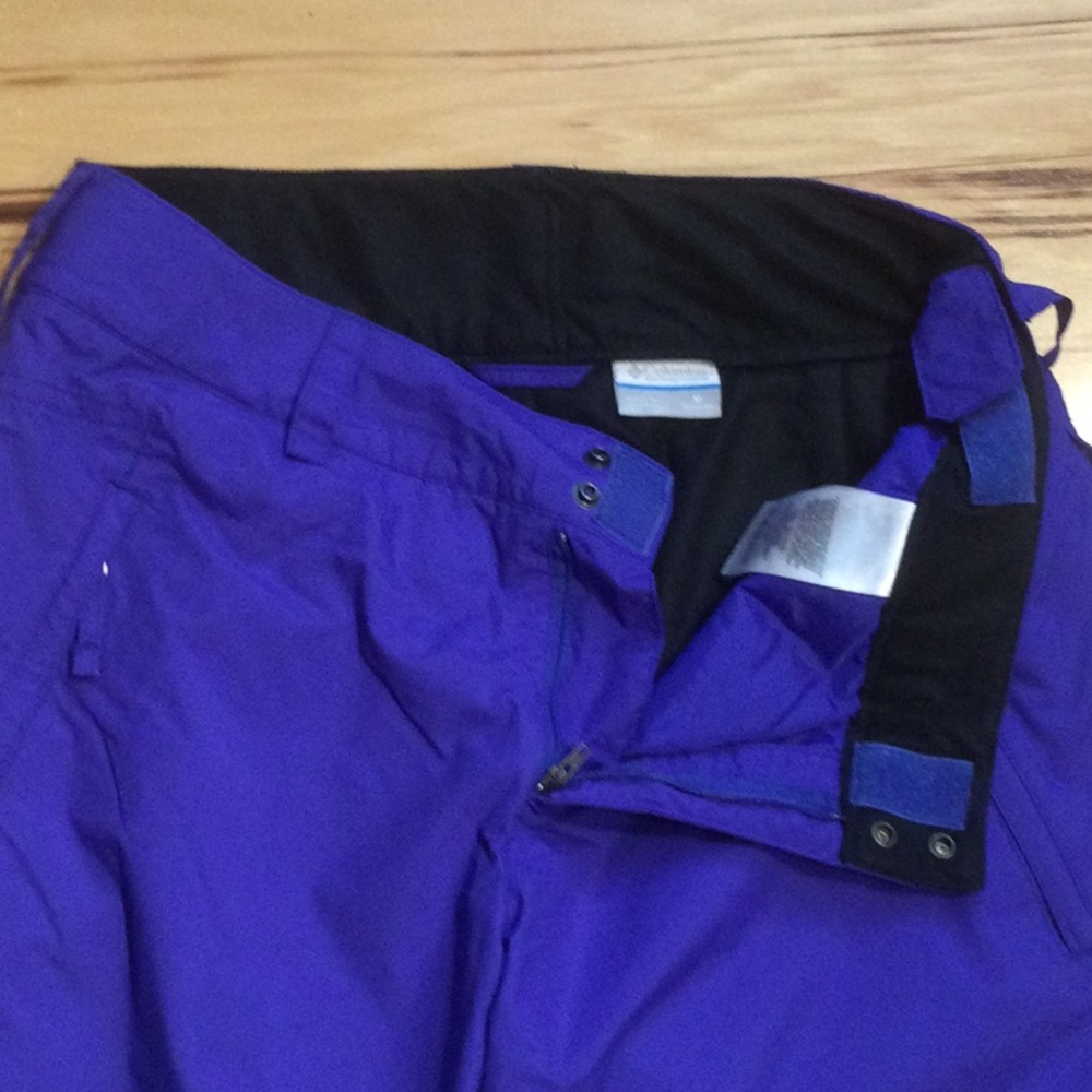 Ski pants Columbia womens sz M purple like new